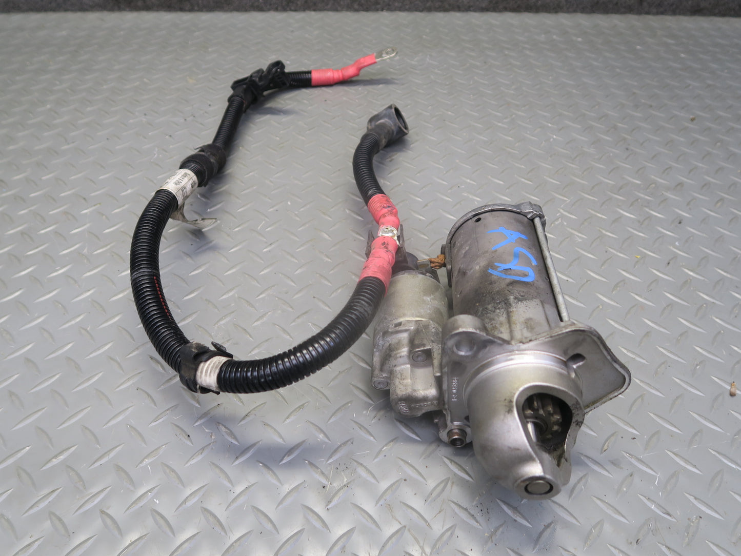 2017-2023 Alfa Romeo Stelvio 2.0L Engine Starter Motor W/ Positive Battery Cable