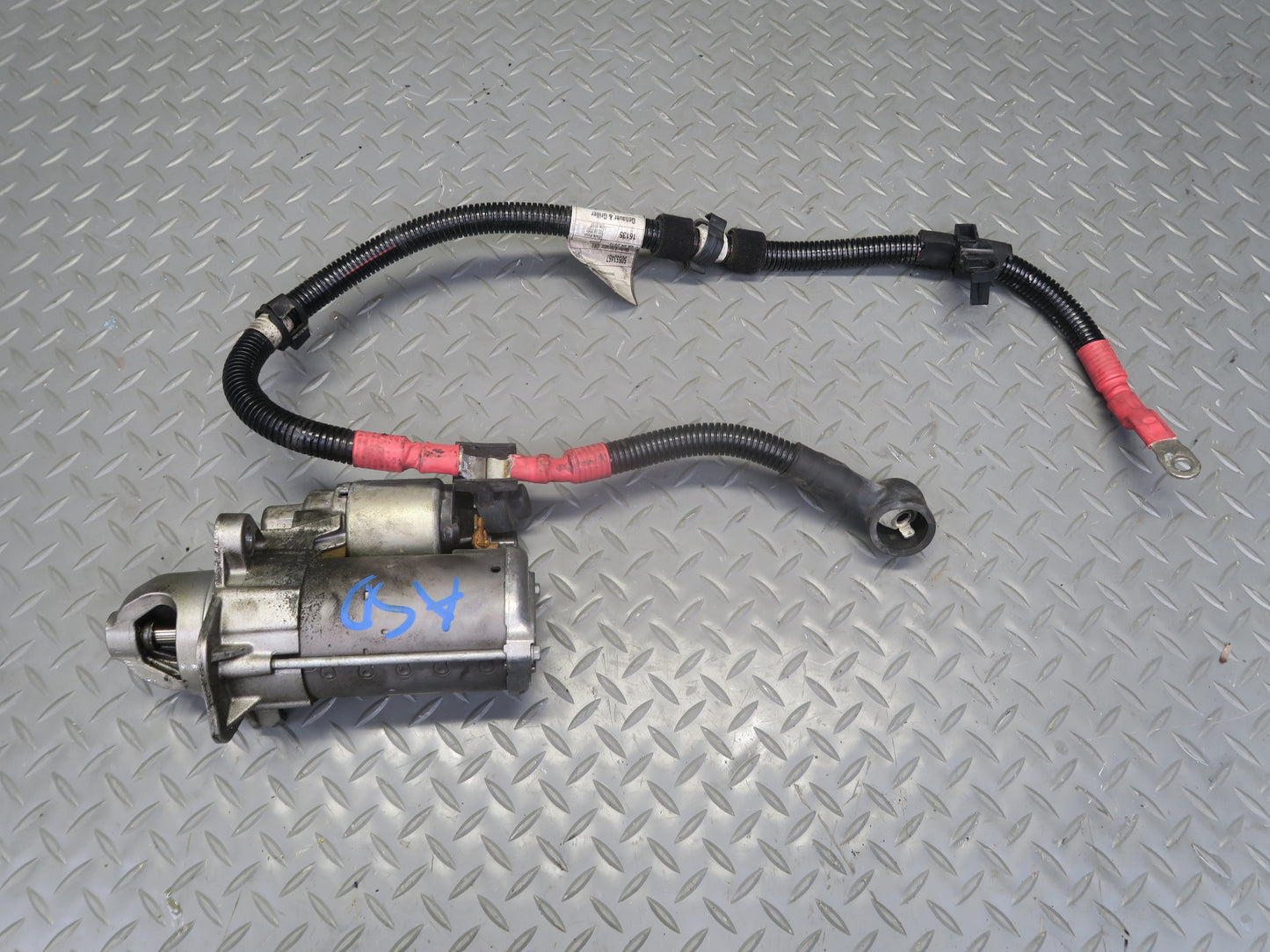 2017-2023 Alfa Romeo Stelvio 2.0L Engine Starter Motor W/ Positive Battery Cable