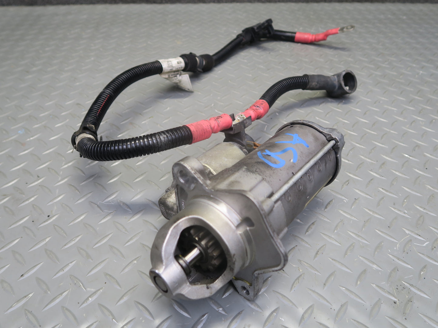2017-2023 Alfa Romeo Stelvio 2.0L Engine Starter Motor W/ Positive Battery Cable