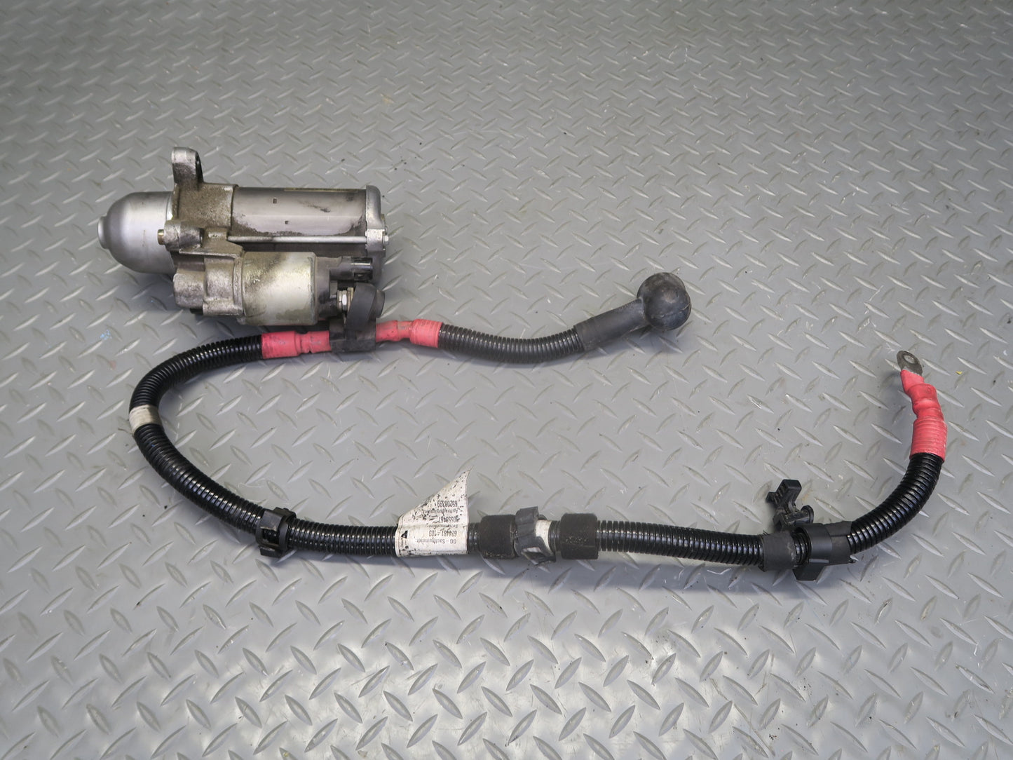2017-2023 Alfa Romeo Stelvio 2.0L Engine Starter Motor W/ Positive Battery Cable