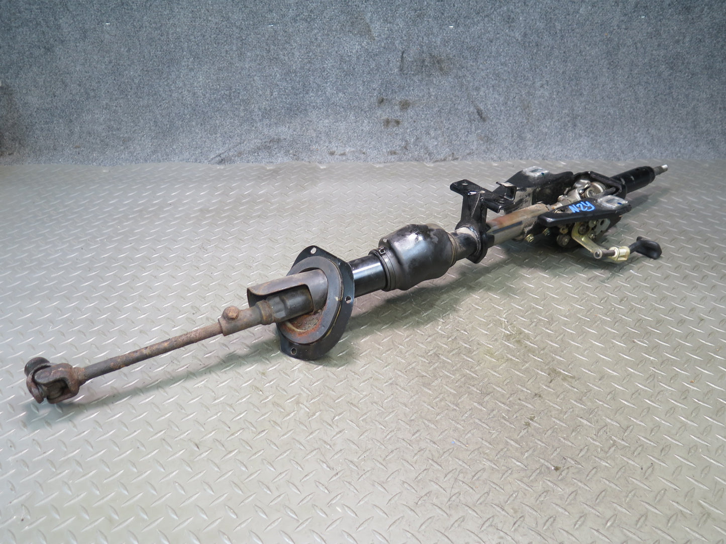 87-89 Nissan Z31 300ZX NON Turbo Steering Column w U Joint Shaft Assembly OEM