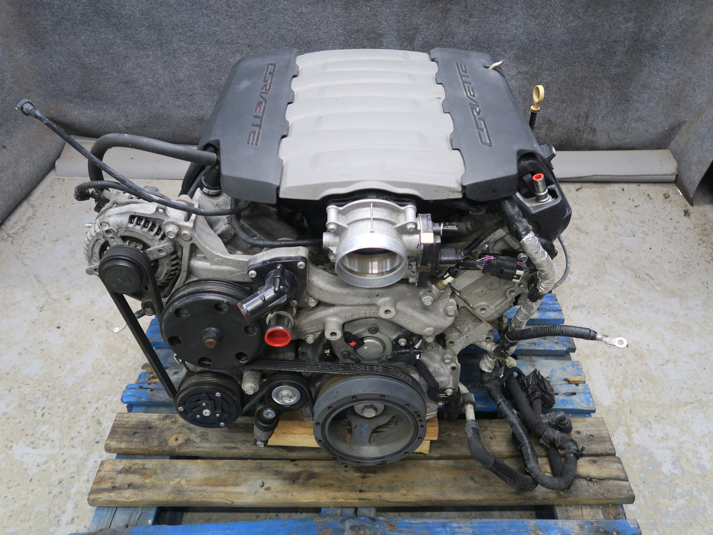 15-19 Chevrolet Corvette C7 6.2L LT1 NA WET Sump Complete Engine Motor 49k Miles