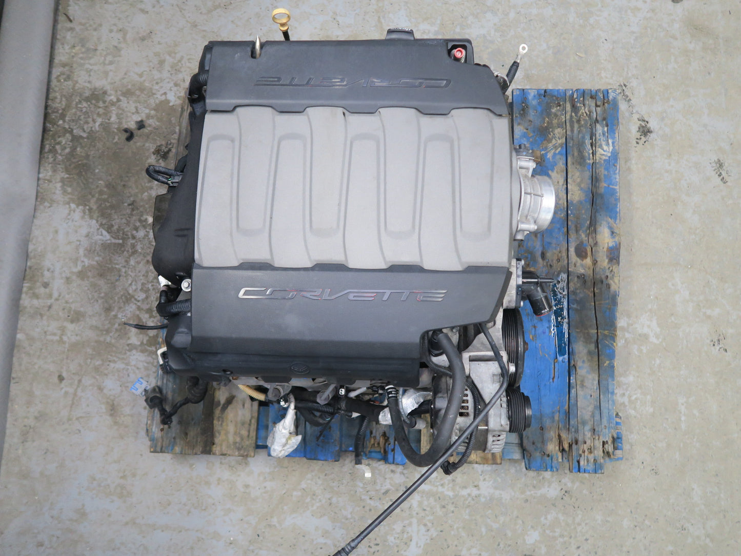 15-19 Chevrolet Corvette C7 6.2L LT1 NA WET Sump Complete Engine Motor 49k Miles
