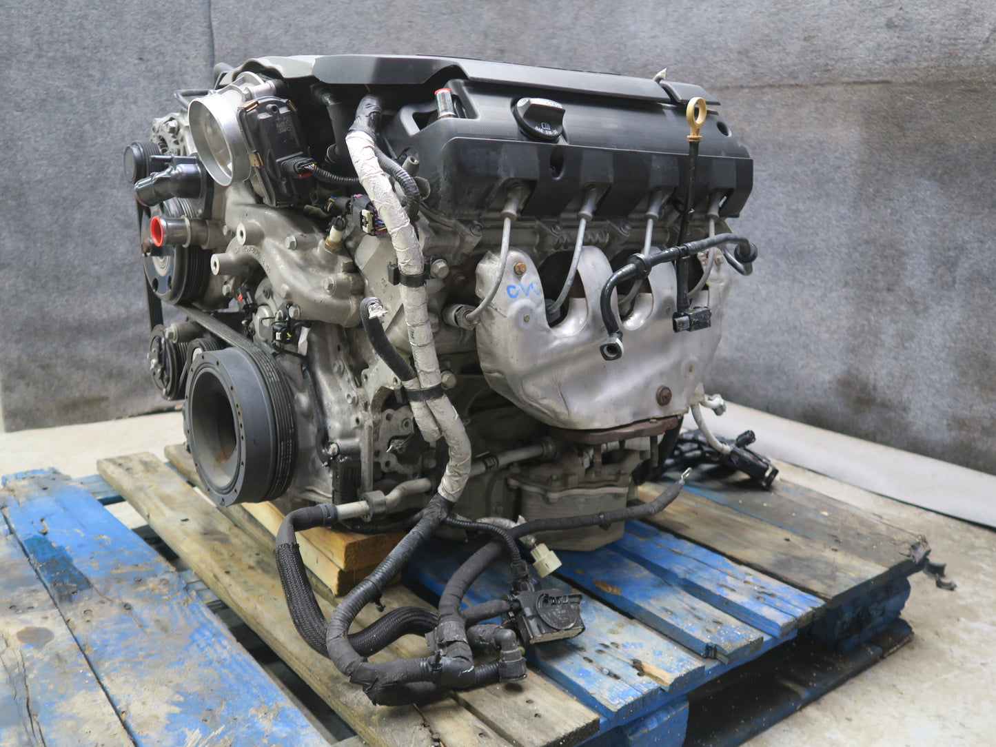 15-19 Chevrolet Corvette C7 6.2L LT1 NA WET Sump Complete Engine Motor 49k Miles