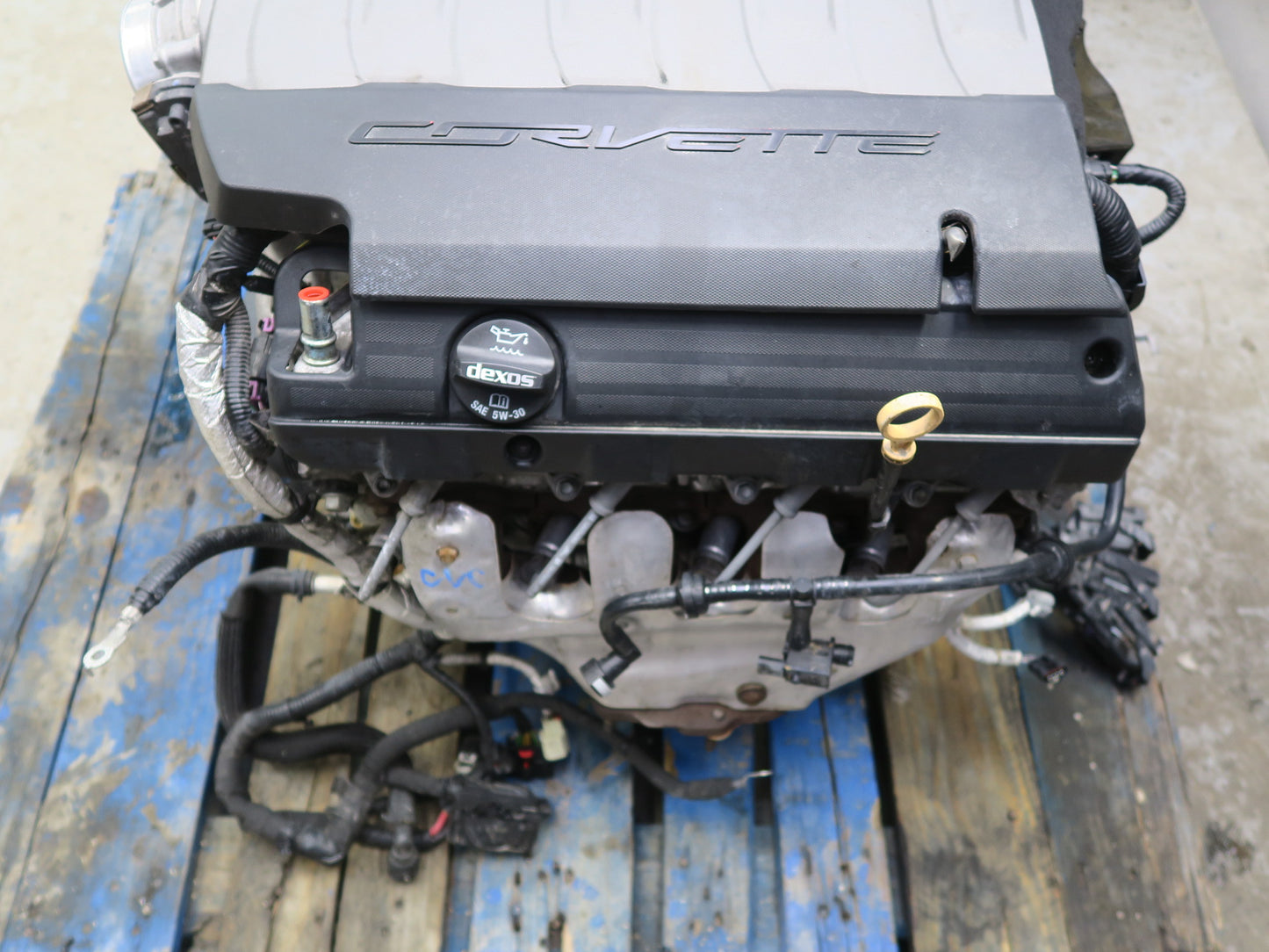 15-19 Chevrolet Corvette C7 6.2L LT1 NA WET Sump Complete Engine Motor 49k Miles