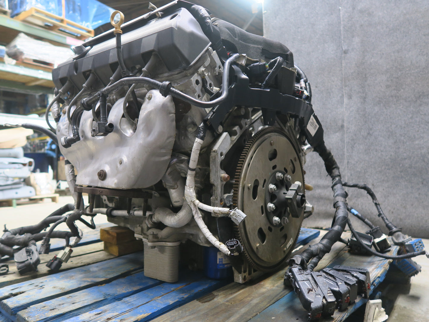 15-19 Chevrolet Corvette C7 6.2L LT1 NA WET Sump Complete Engine Motor 49k Miles