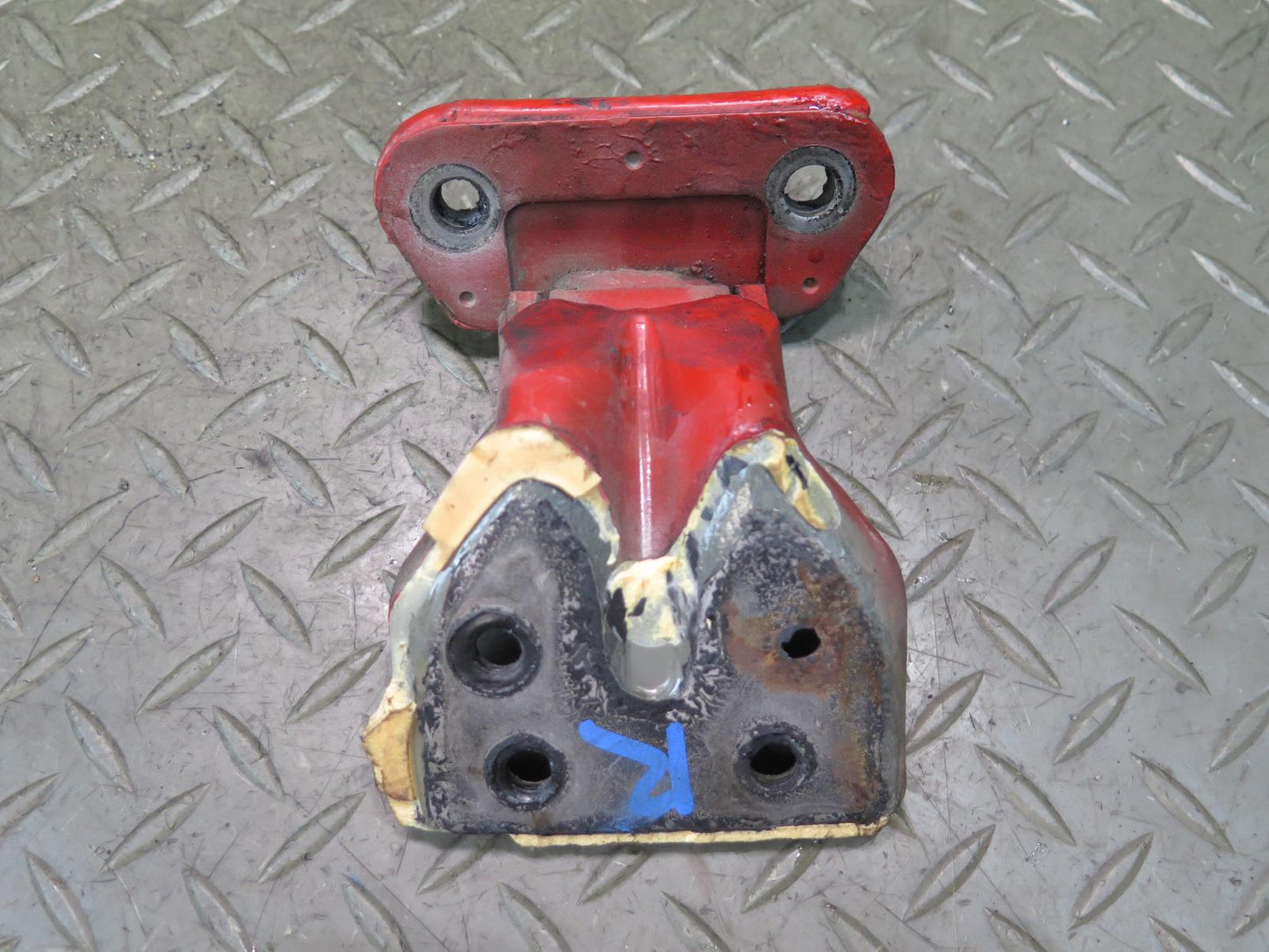 84-86 Nissan 300ZX Z31 Set of 4 Left & Right Upper & Lower Door Hinge RED OEM