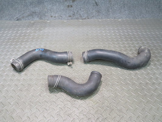 87-89 Nissan Z31 300ZX NA Set of 3 Engine Radiator Coolant Hose Pipe Line OEM