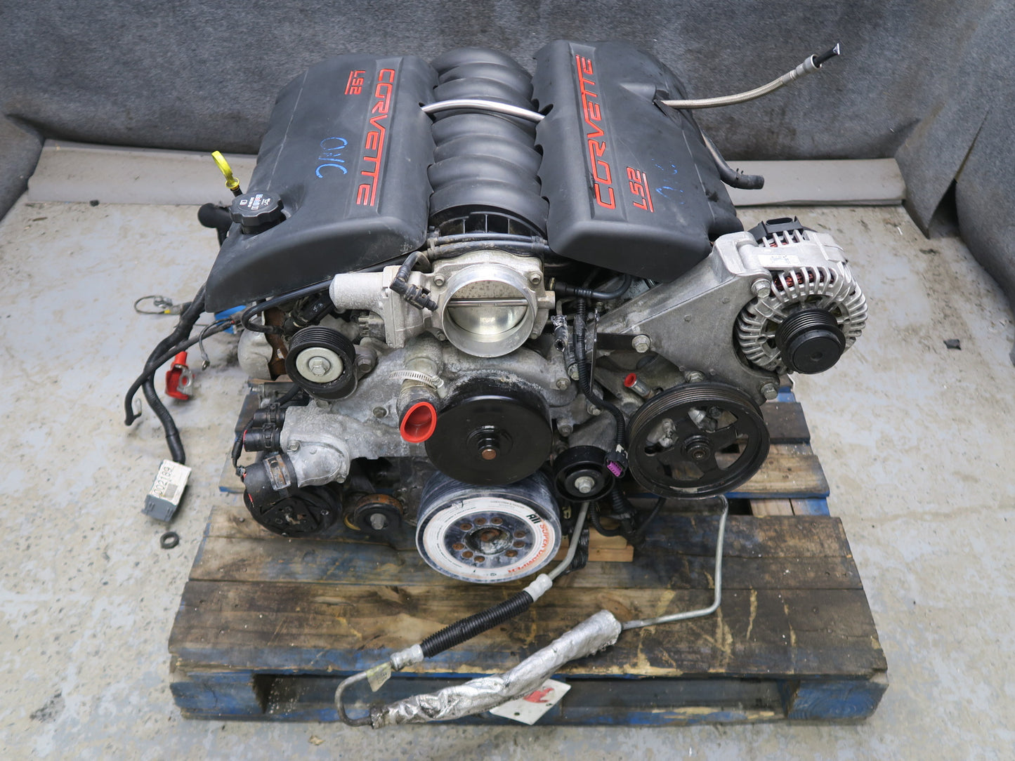 2006 Chevrolet Corvette C6 6.0L V8 LS2 Complete Engine Motor 137K Miles OEM