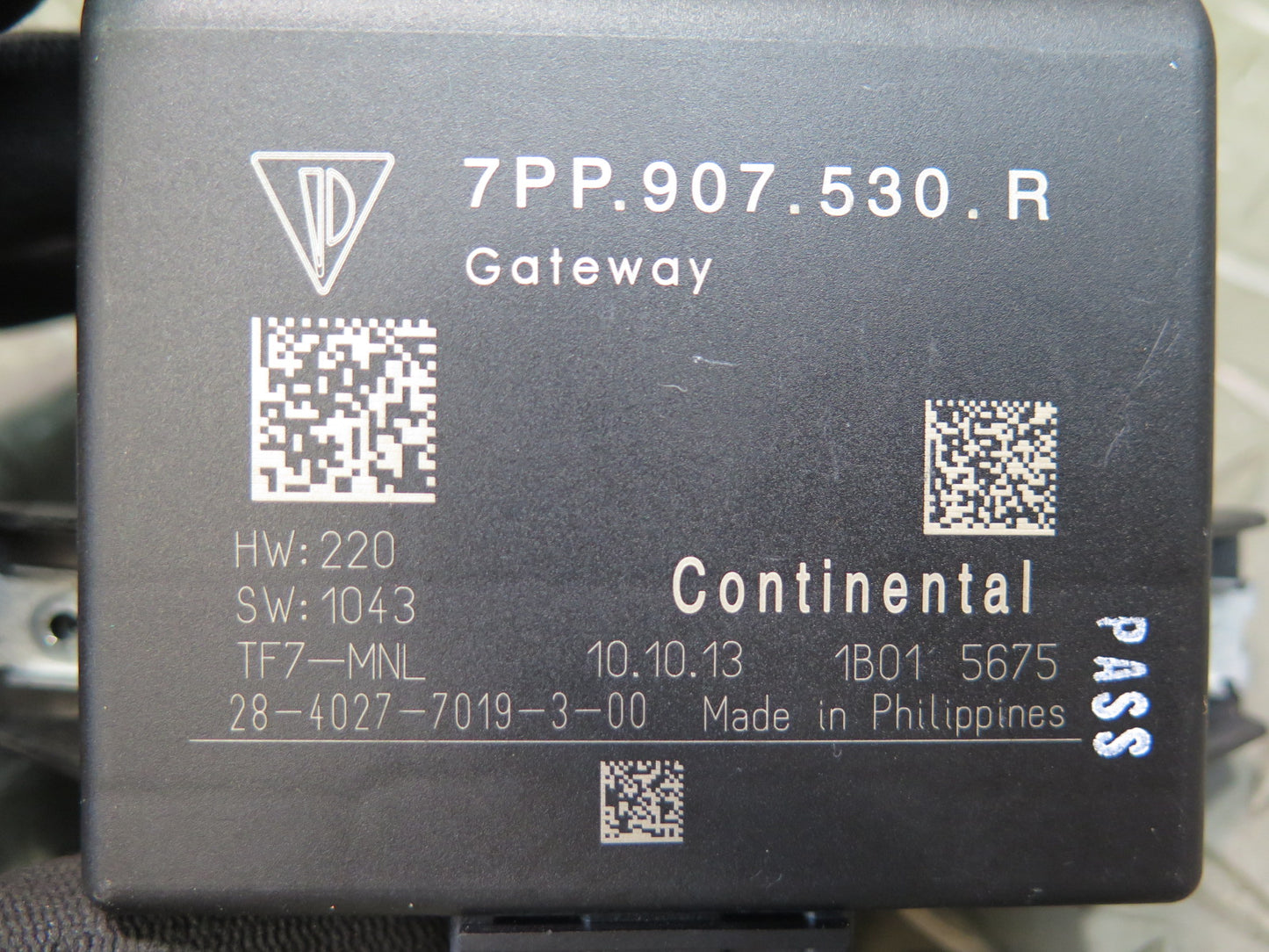 2011-2018 Porsche Cayenne 958 Gateway Control Module 7PP907530R