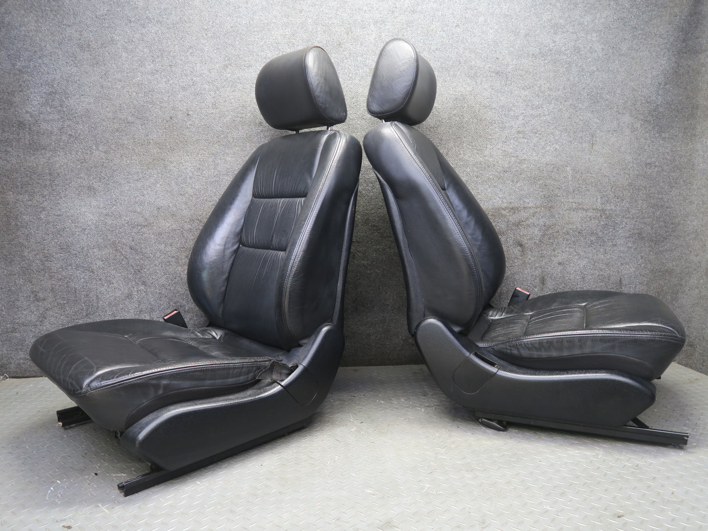 2002-2007 Mercedes W463 G500 Front & Rear Power Leather Seat Black Set