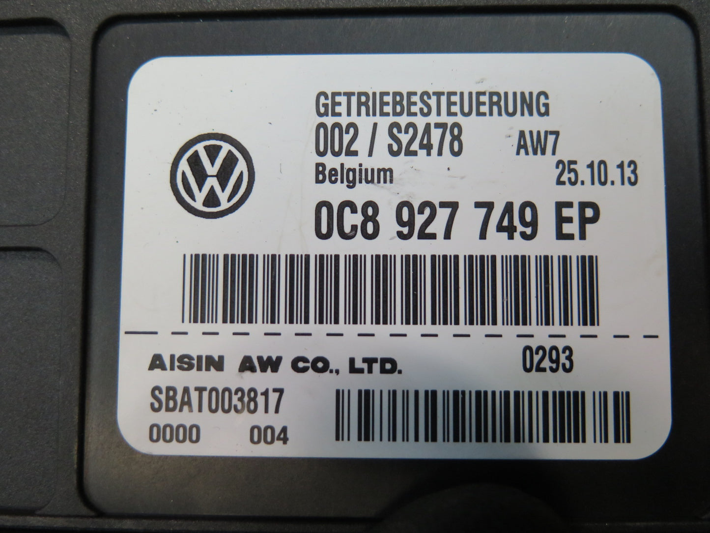 2011-2014 Porsche Cayenne 958 4.8L NA Automatic Transmission Control Module