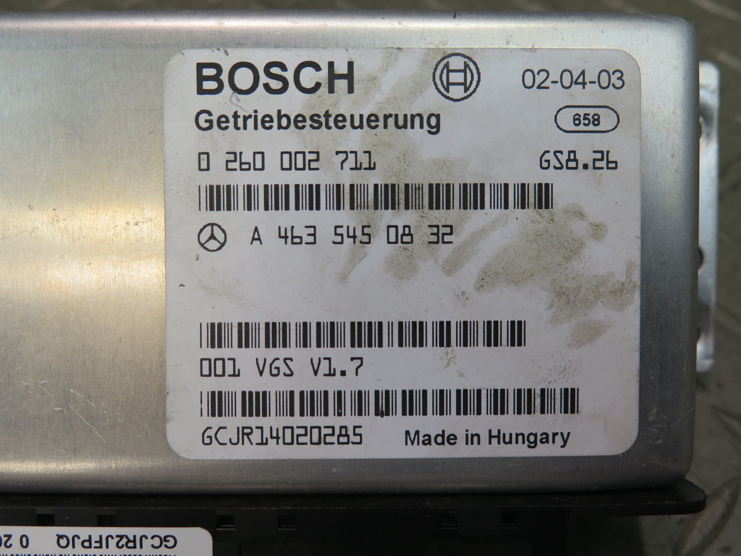 2002-2007 Mercedes W463 G500 Transmission ECU Control Module 4635450832