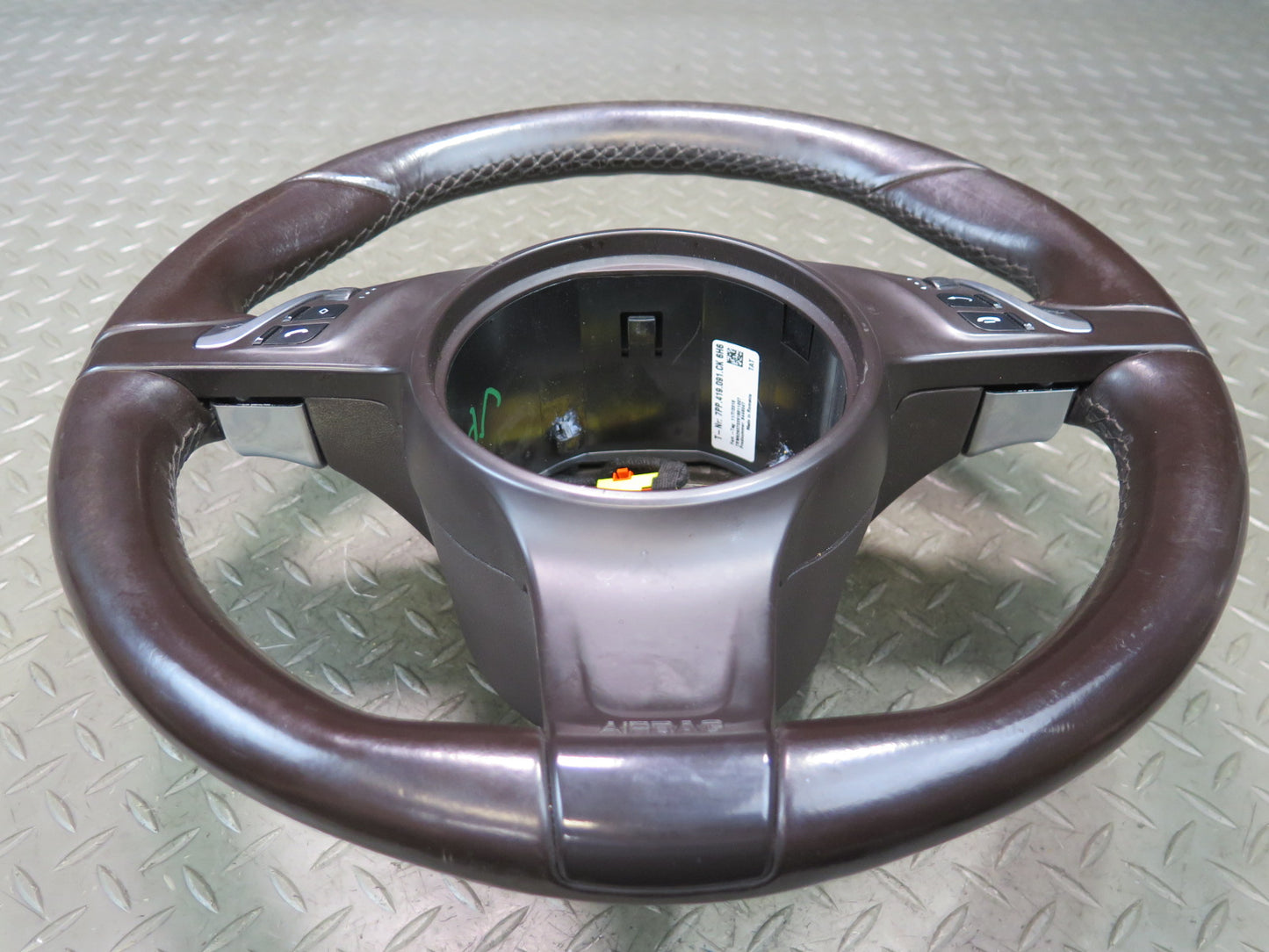 2011-2014 Porsche Cayenne 958 Heated Leather Steering w Controls & Paddles