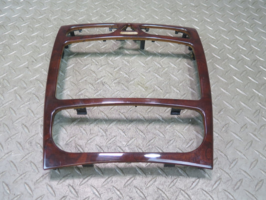 2002-2005 Mercedes W463 G500 Dash Front Center Radio Wood Trim Bezel Panel