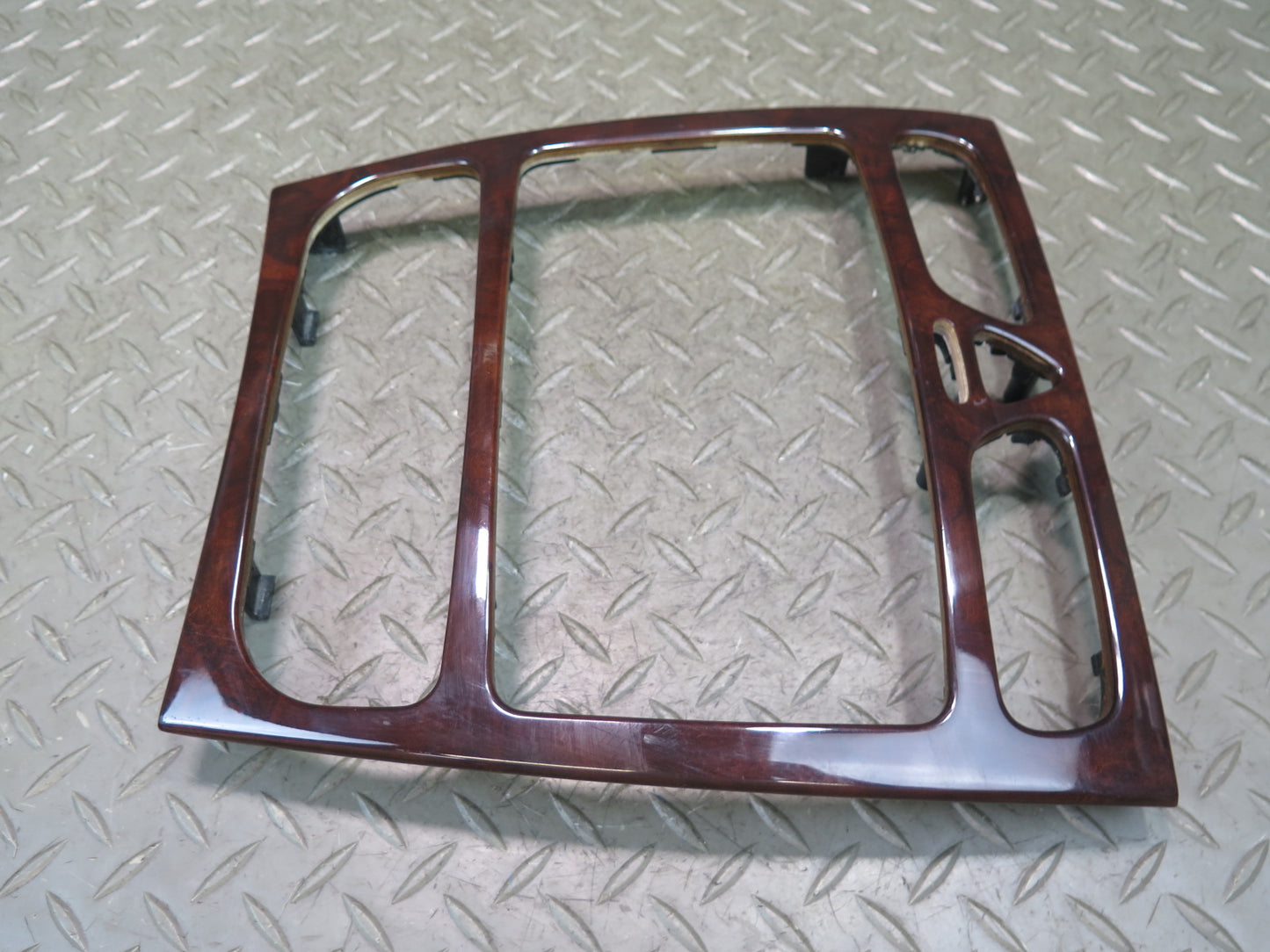 2002-2005 Mercedes W463 G500 Dash Front Center Radio Wood Trim Bezel Panel