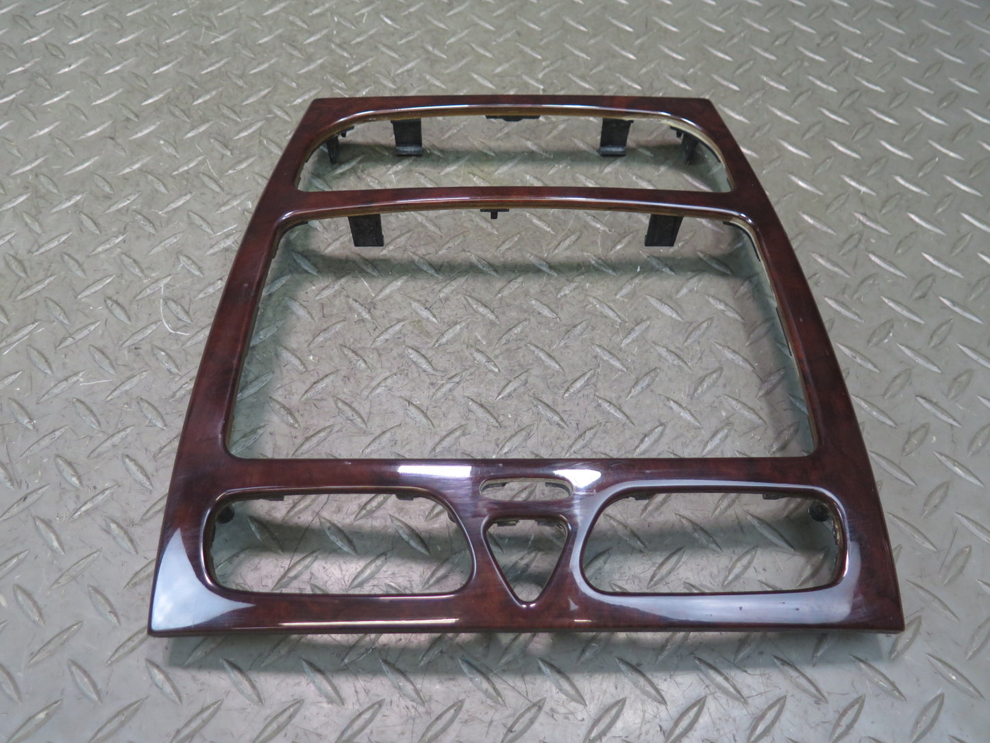 2002-2005 Mercedes W463 G500 Dash Front Center Radio Wood Trim Bezel Panel