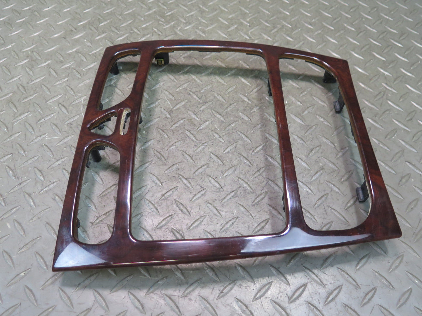 2002-2005 Mercedes W463 G500 Dash Front Center Radio Wood Trim Bezel Panel