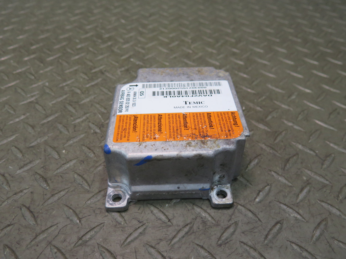 02-12 MERCEDES G500 W463 SRS CRASH SENSOR DIAGNOSTIC MODULE OEM