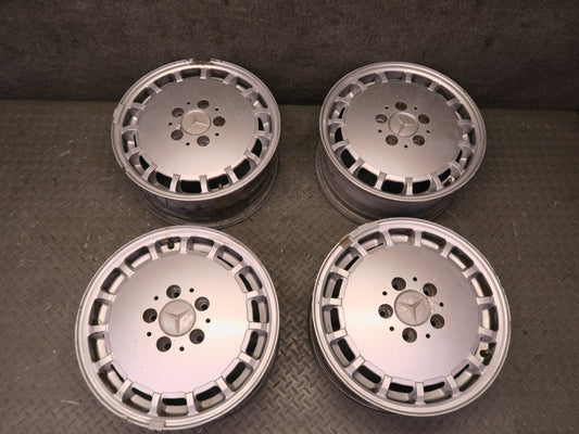 90-93 Mercedes W124 300E Set of 4 R15" Alloy Wheel Rim 15x6.5J ET48 OEM