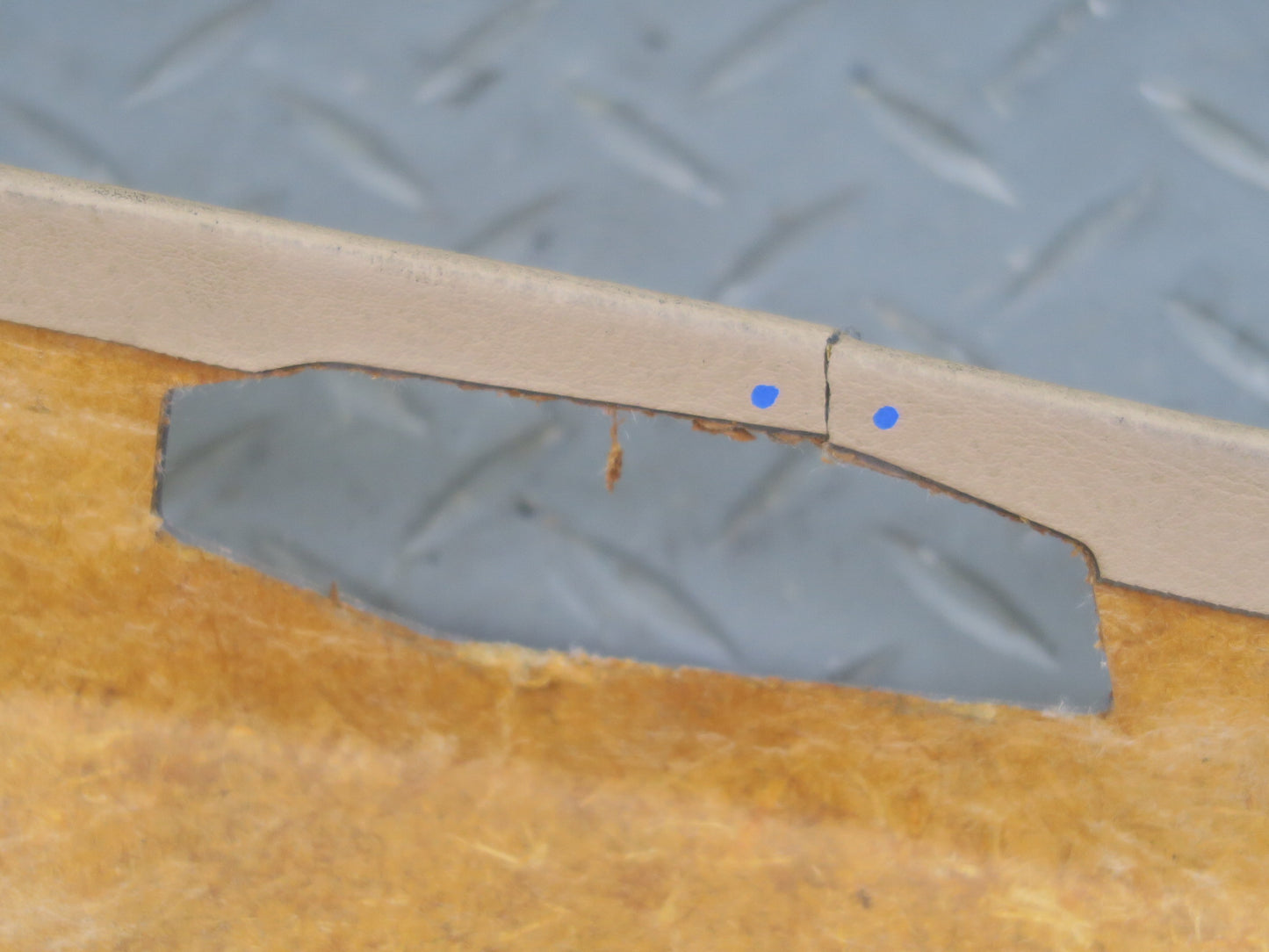 96-99 BMW E36 325iC 328iC Convertible Front Right Seat Upper Back Trim Panel OEM