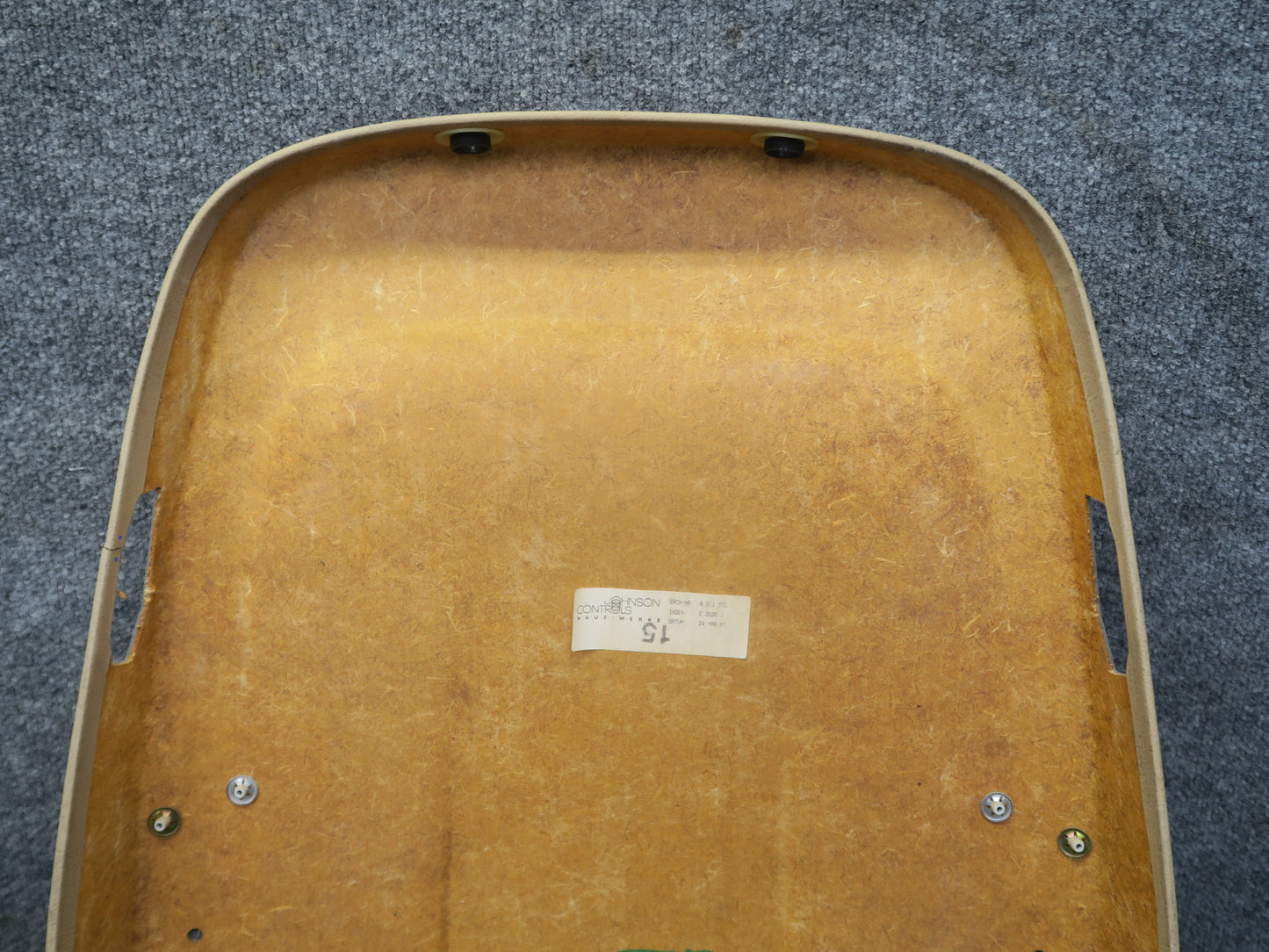 96-99 BMW E36 325iC 328iC Convertible Front Right Seat Upper Back Trim Panel OEM