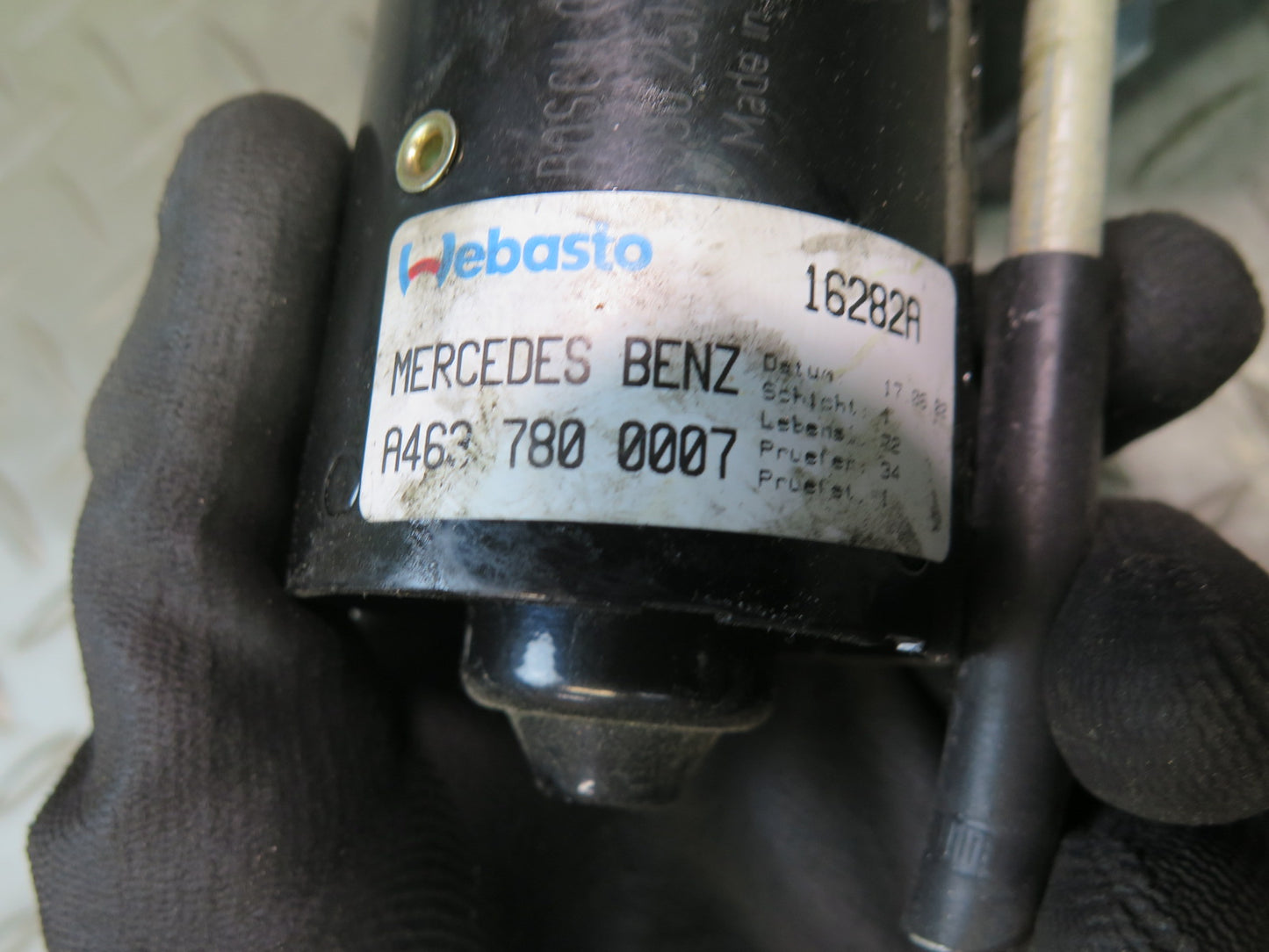 2002-2012 Mercedes W463 G500 Sunroof Motor Drive Unit 4637800007