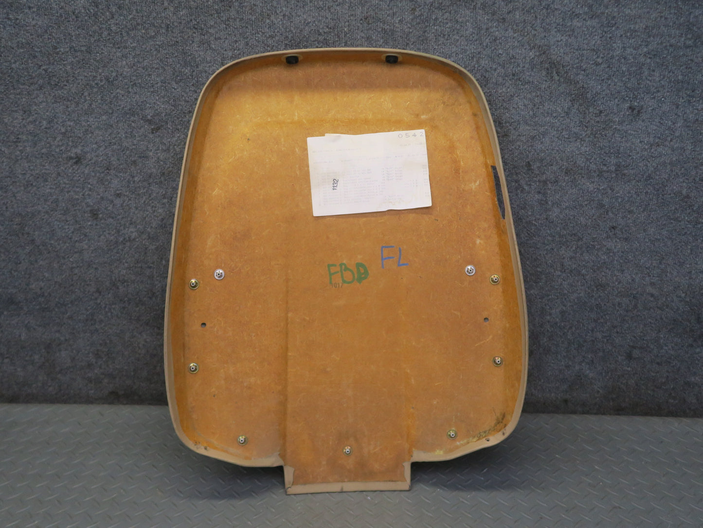 96-99 BMW E36 325iC 328iC Convertible Front Left Seat Upper Back Trim Panel OEM