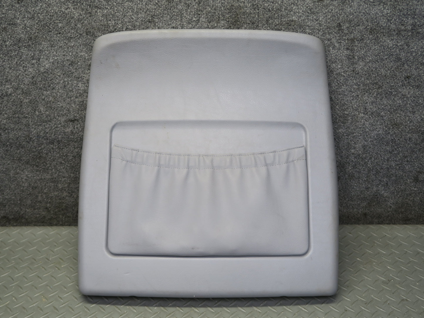 97-03 BMW E39 540ia Front Left Seat Rear Back Trim Panel Cover Gray 7000927 OEM