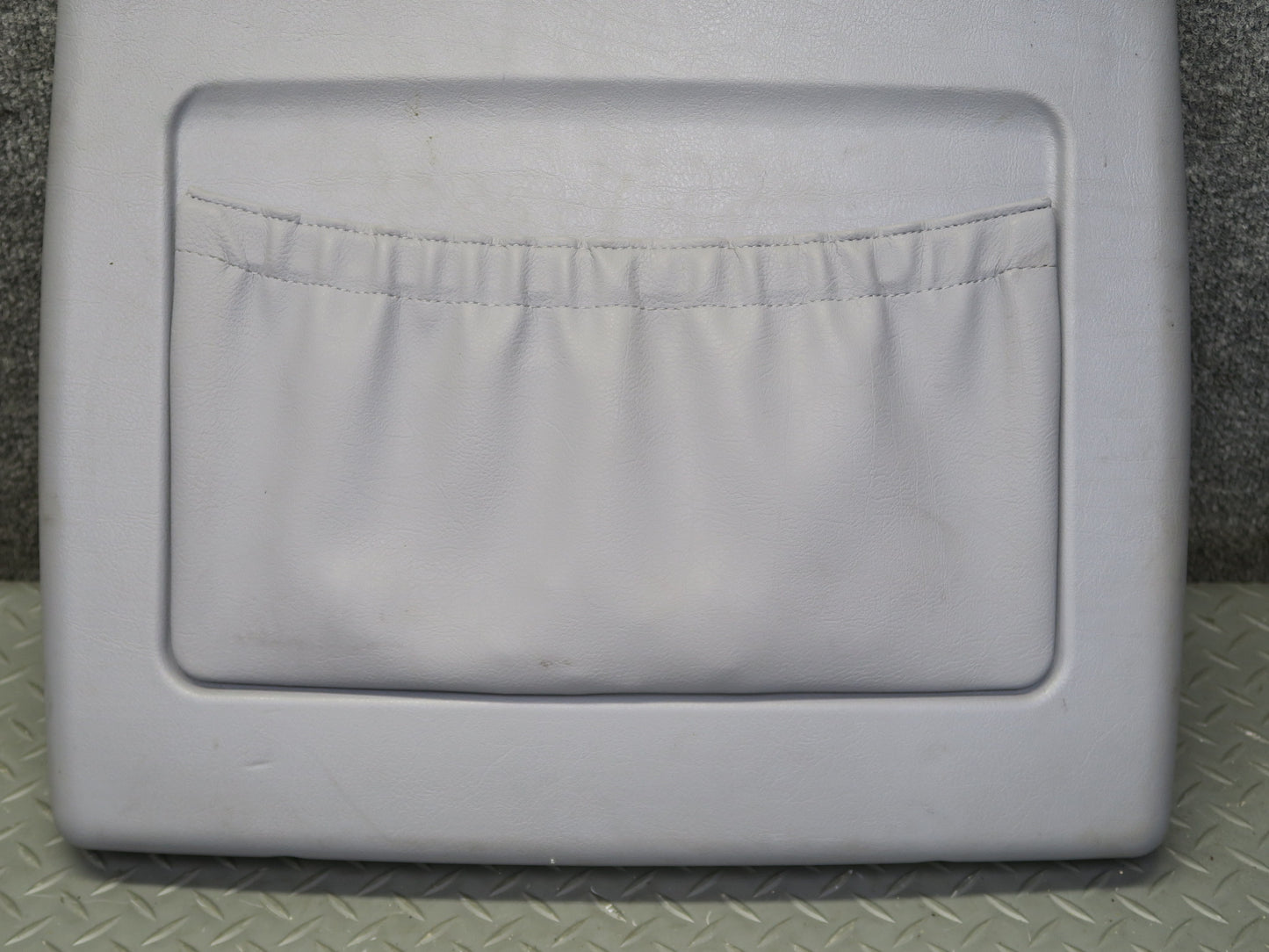 97-03 BMW E39 540ia Front Left Seat Rear Back Trim Panel Cover Gray 7000927 OEM