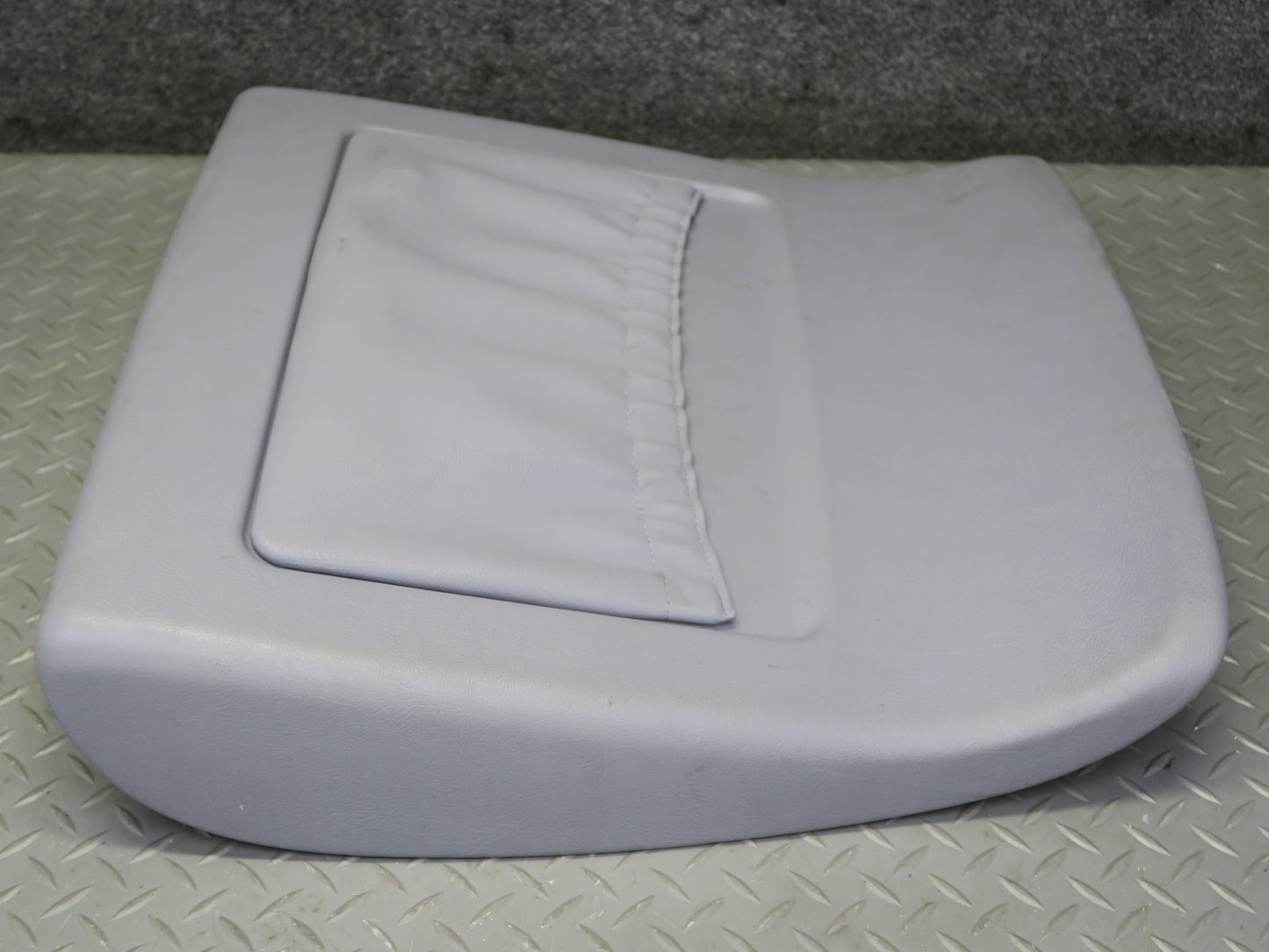 97-03 BMW E39 540ia Front Left Seat Rear Back Trim Panel Cover Gray 7000927 OEM