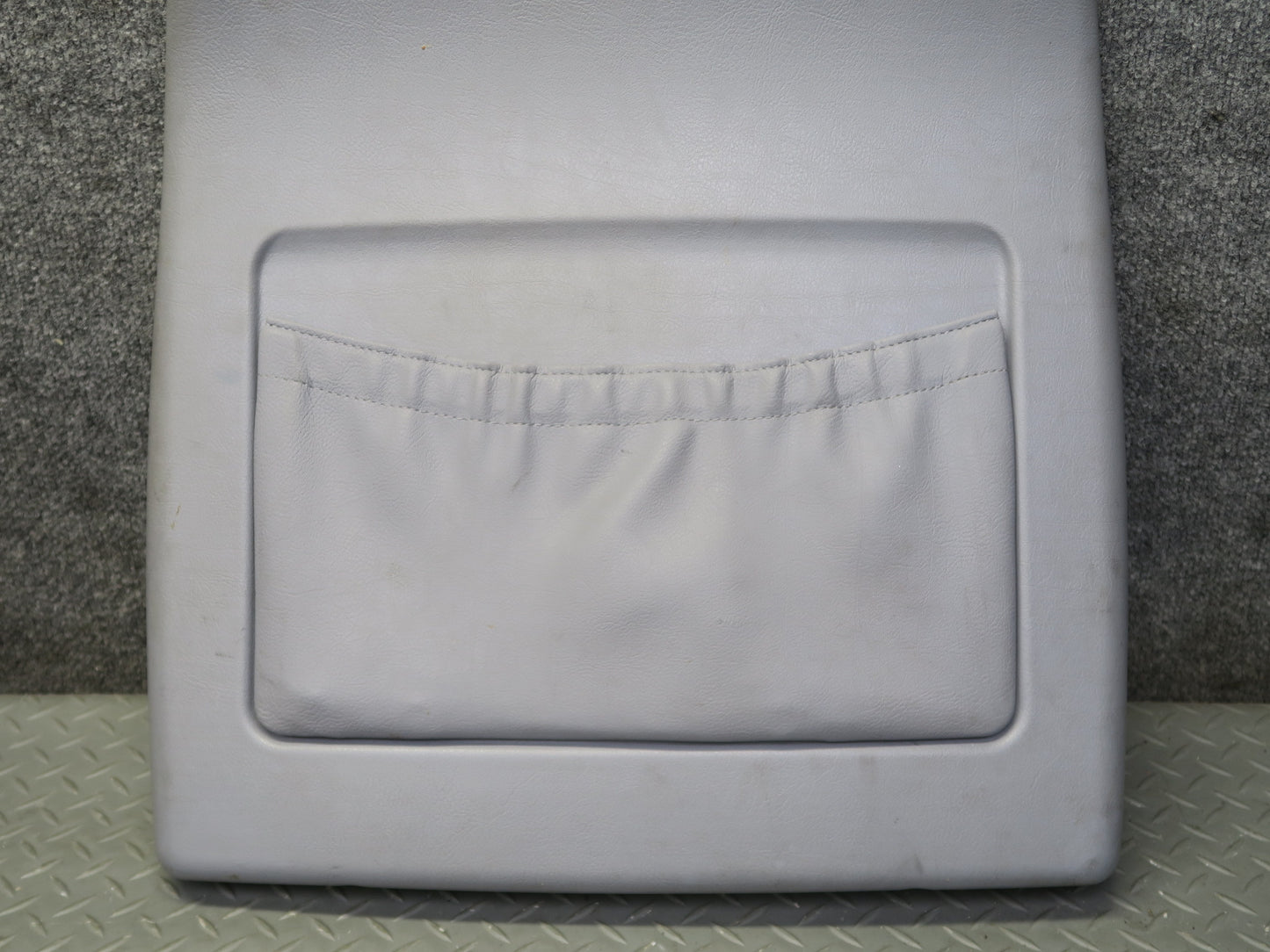 97-03 BMW E39 540ia Front Right Seat Rear Back Trim Panel Cover Gray 7000927 OEM