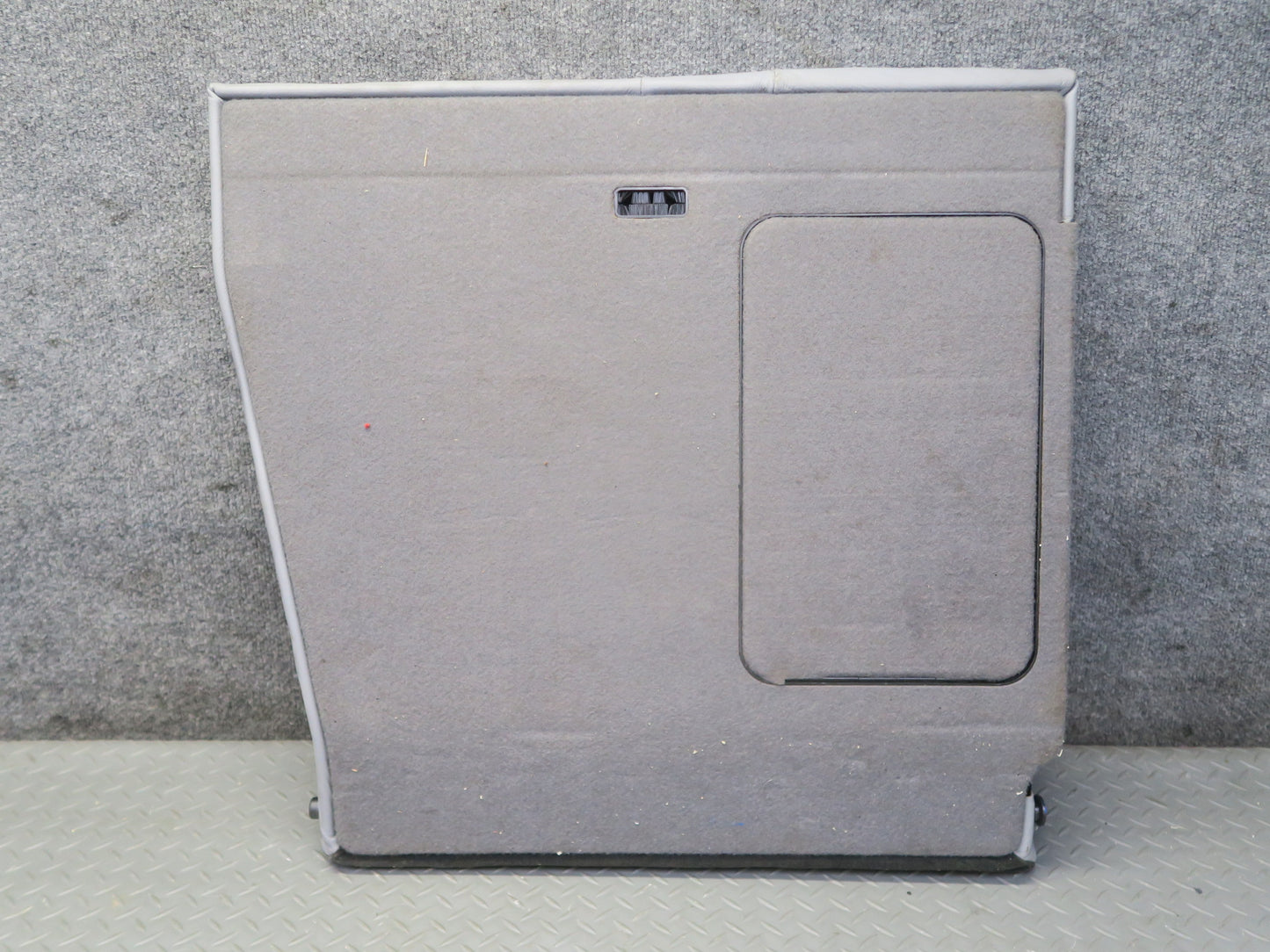 97-03 BMW E39 540ia Sedan Rear Seat Upper Backrest Leather Cushion Gray OEM