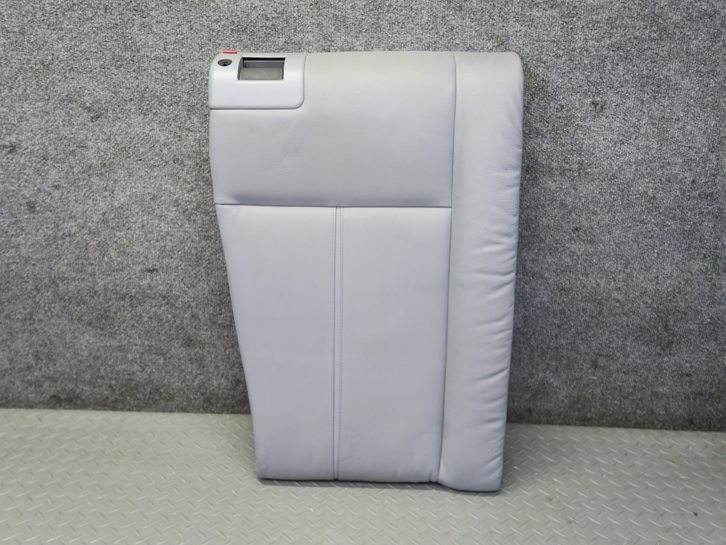 97-03 BMW E39 540ia Sedan Rear Seat Upper Backrest Leather Cushion Gray OEM
