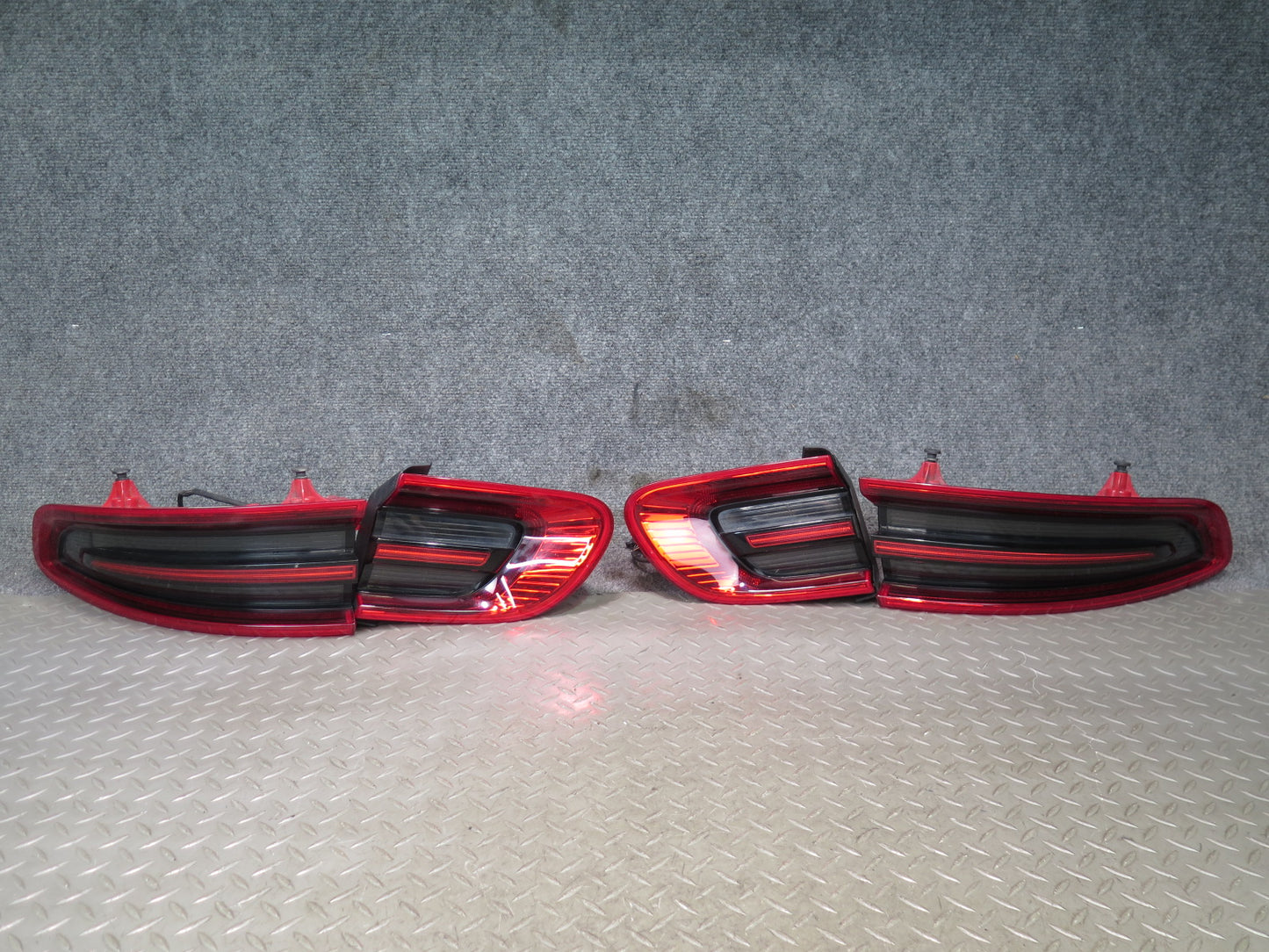 2015-2018 Porsche Macan Rear Left & Right Inner Outer LED Tail Light Lamp Set