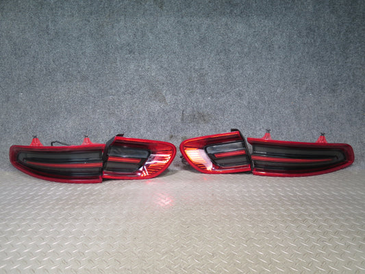 2015-2018 Porsche Macan Rear Left & Right Inner Outer LED Tail Light Lamp Set
