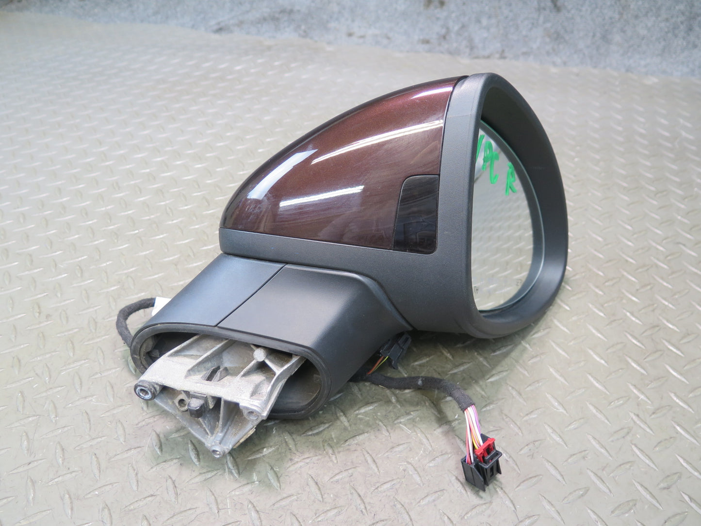 2011-2014 Porsche Cayenne 958 Right Door Side View Exterior Mirror w Blind Spot