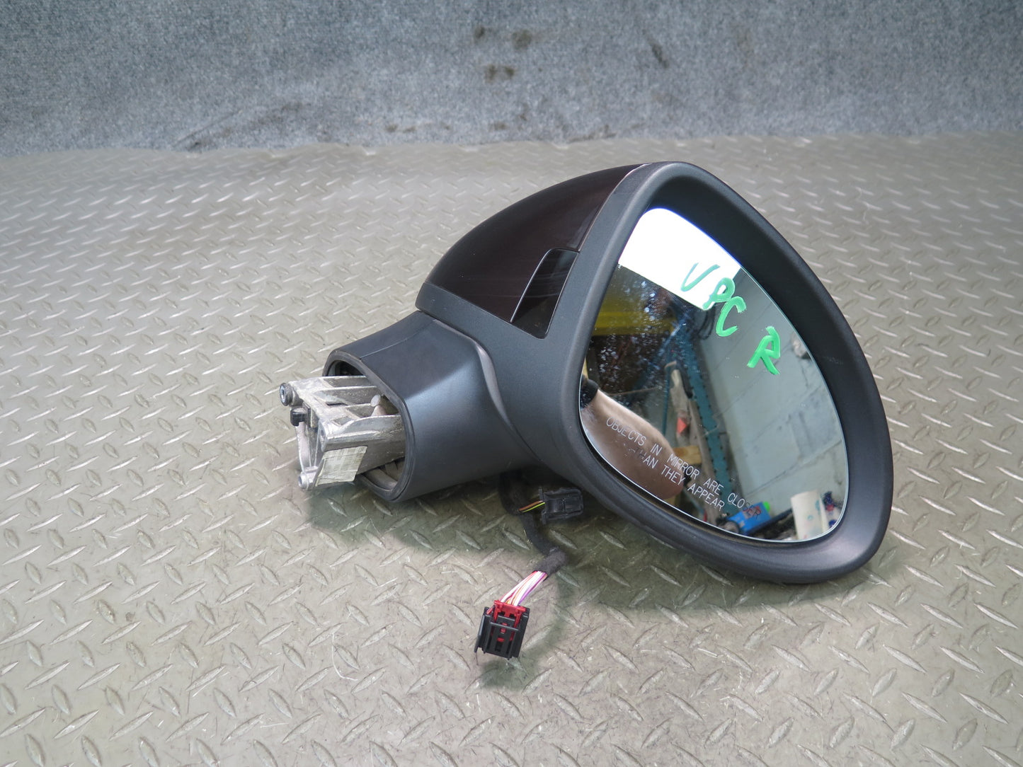 2011-2014 Porsche Cayenne 958 Right Door Side View Exterior Mirror w Blind Spot