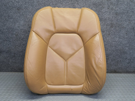 2011-2018 Porsche Cayenne 958 Front Right Seat Upper Leather Cushion Cognac