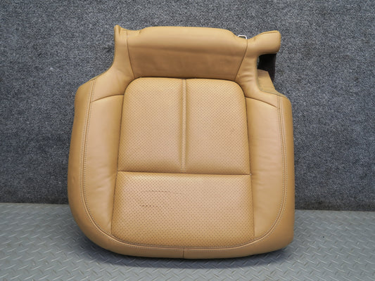 2011-2018 Porsche Cayenne 958 Rear Right Seat Lower Leather Cushion Cognac