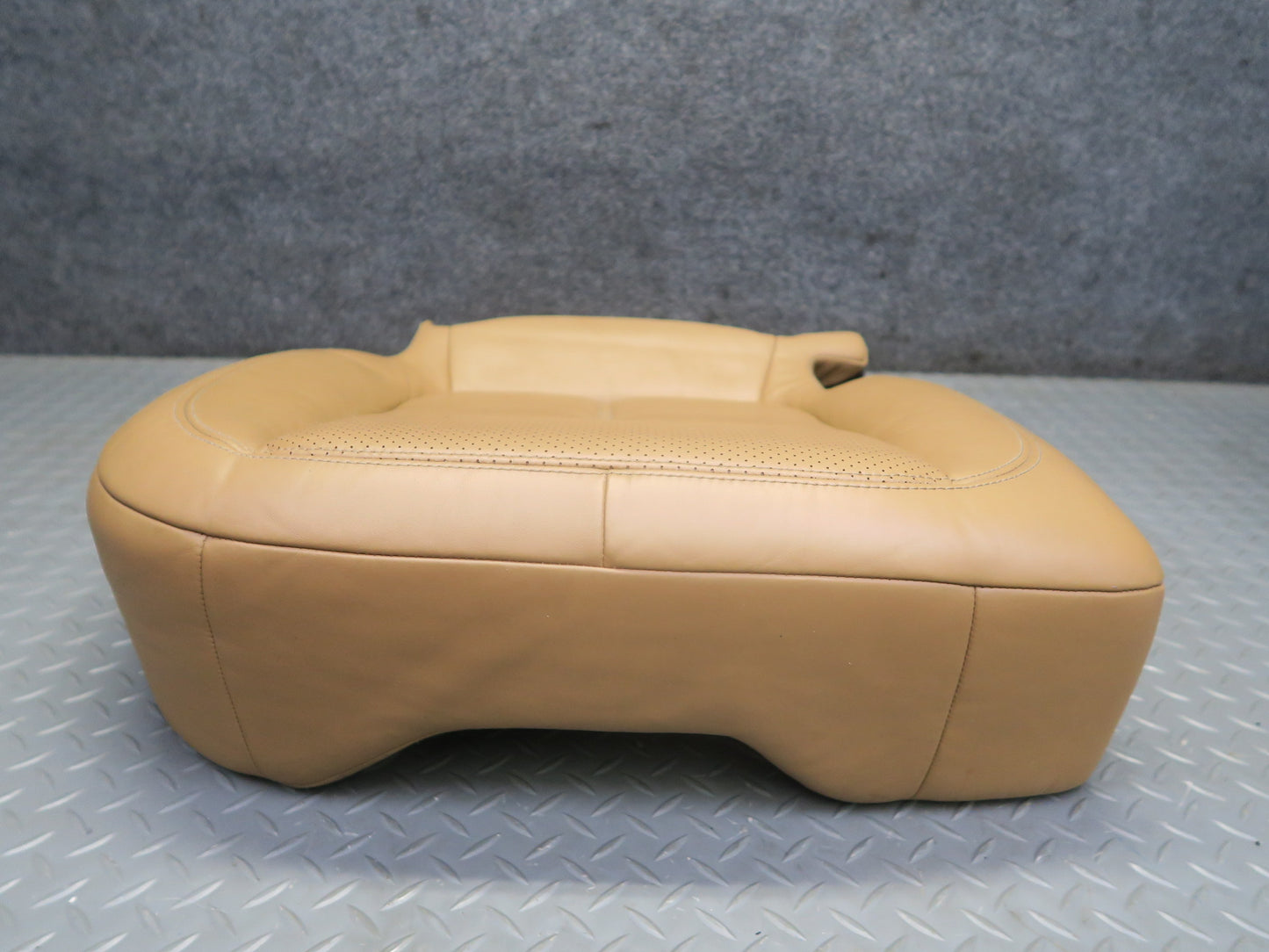 2011-2018 Porsche Cayenne 958 Rear Right Seat Lower Leather Cushion Cognac