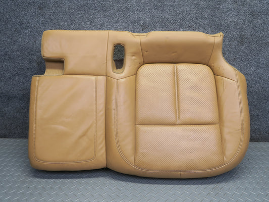 2011-2018 Porsche Cayenne 958 Rear Left Seat Lower Leather Cushion Cognac