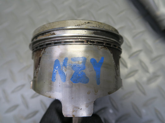 84-87 Nissan 300ZX Z31 VG30E NA Set of 6 Engine Piston w Connecting Rod OEM