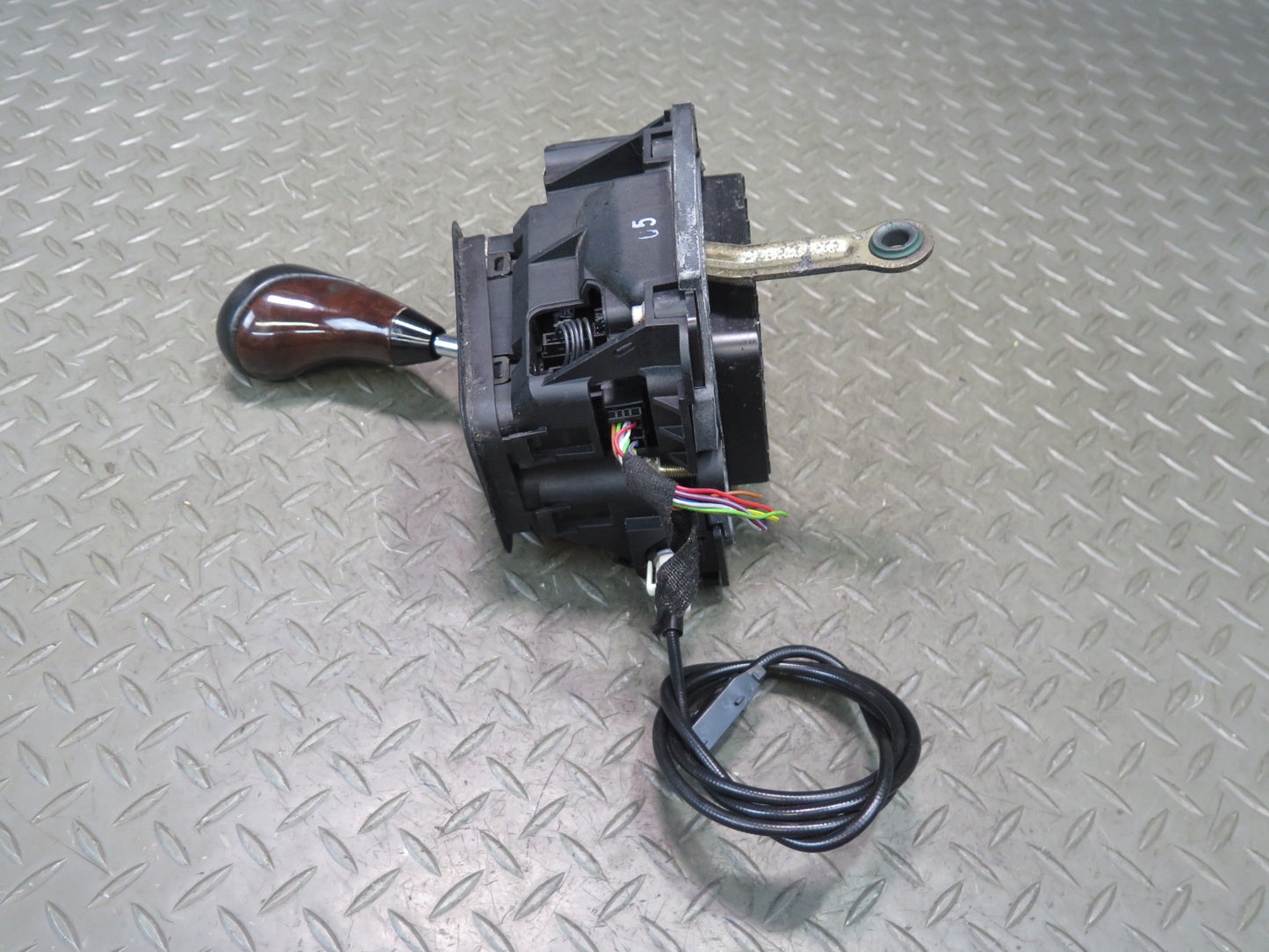 2003 Mercedes W463 G500 A/T Automatic Transmission Shifter w Wood Trim & Cable