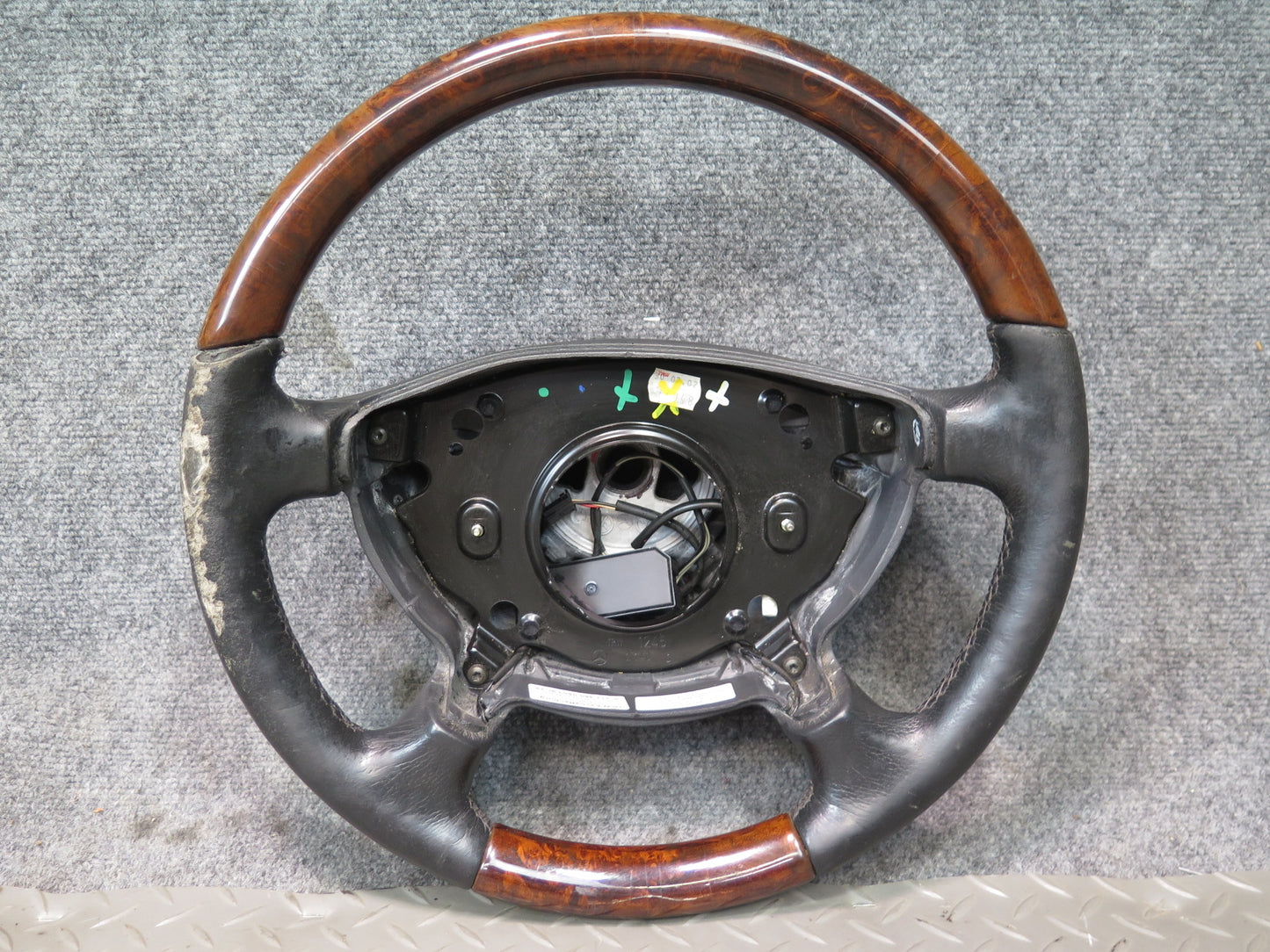 2002-2007 Mercedes W463 G500 Leather Wood Steering 2114600603