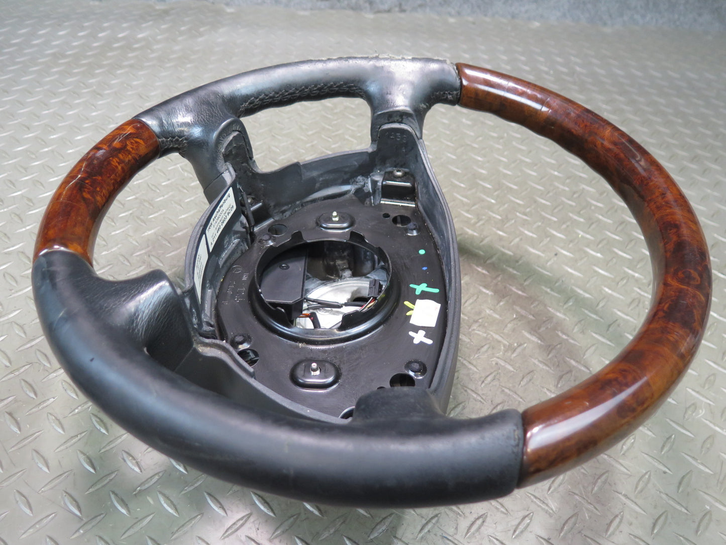 2002-2007 Mercedes W463 G500 Leather Wood Steering 2114600603