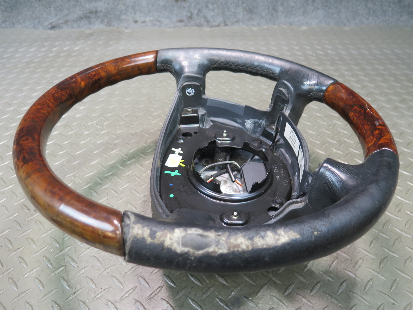 2002-2007 Mercedes W463 G500 Leather Wood Steering 2114600603