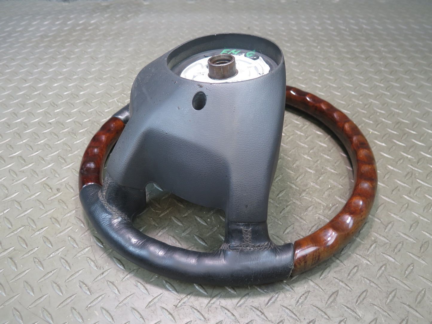 2002-2007 Mercedes W463 G500 Leather Wood Steering 2114600603