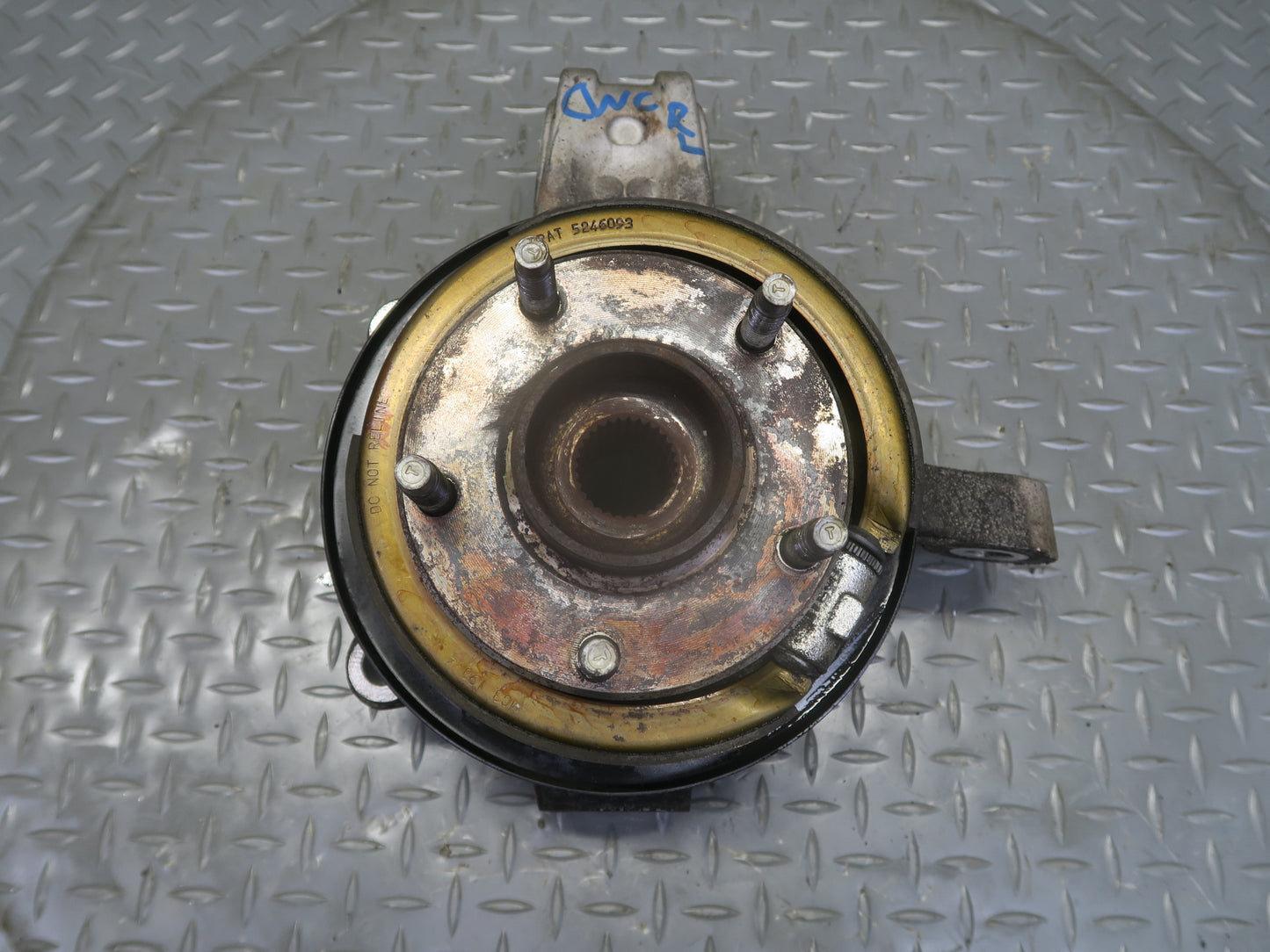 05-08 Chevrolet Corvette C6 Rear Left Spindle Knuckle Wheel Hub Bearing OEM