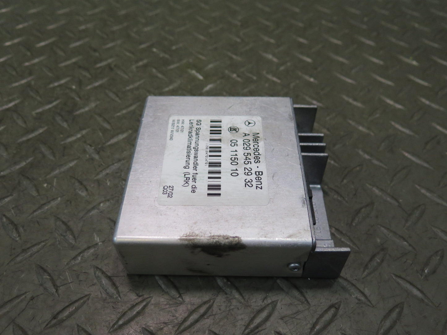 2002-2006 Mercedes W463 G500 Steering Column Control Module 0295452932